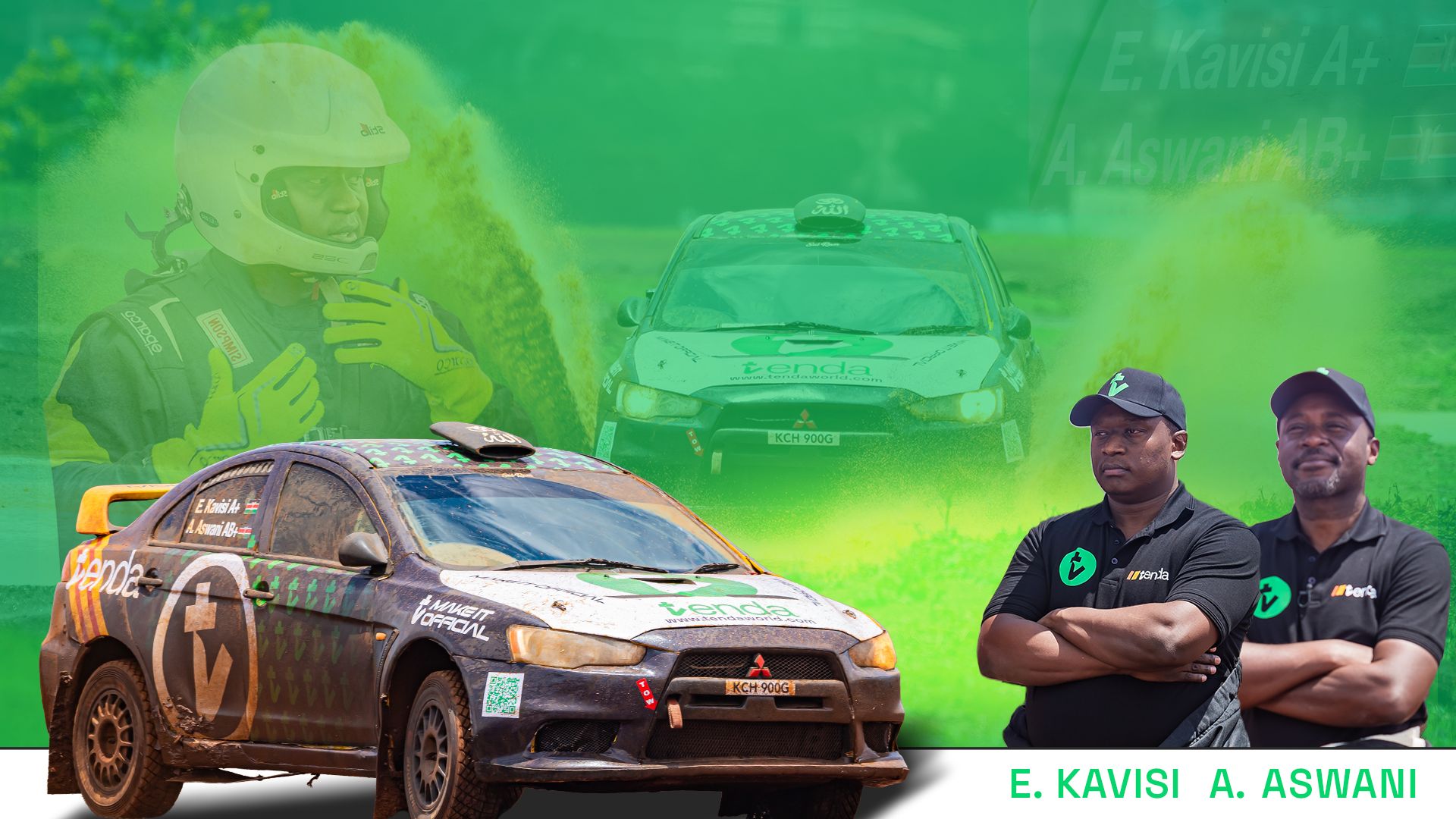 Tendaworld Backs Homegrown WRC Safari Rally Duo in Landmark Tech-Motorsport Partnership